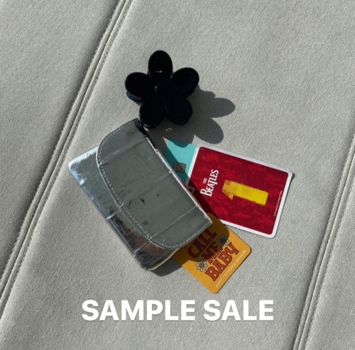 Sample sale_Simple card holder silver