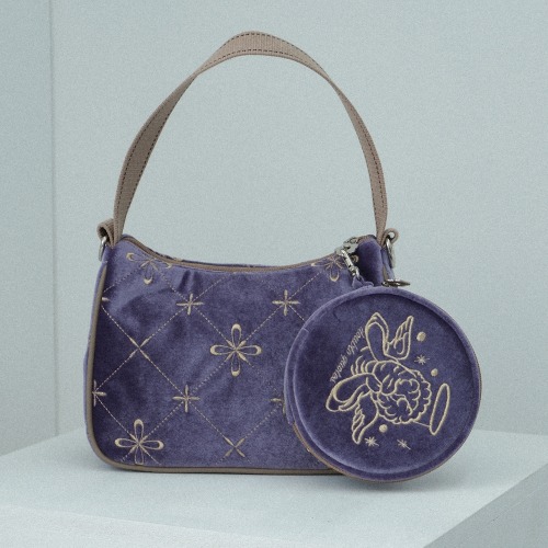 -품절-Twinkle hobo bag (purple)