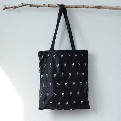 Daisy eco bag (black)